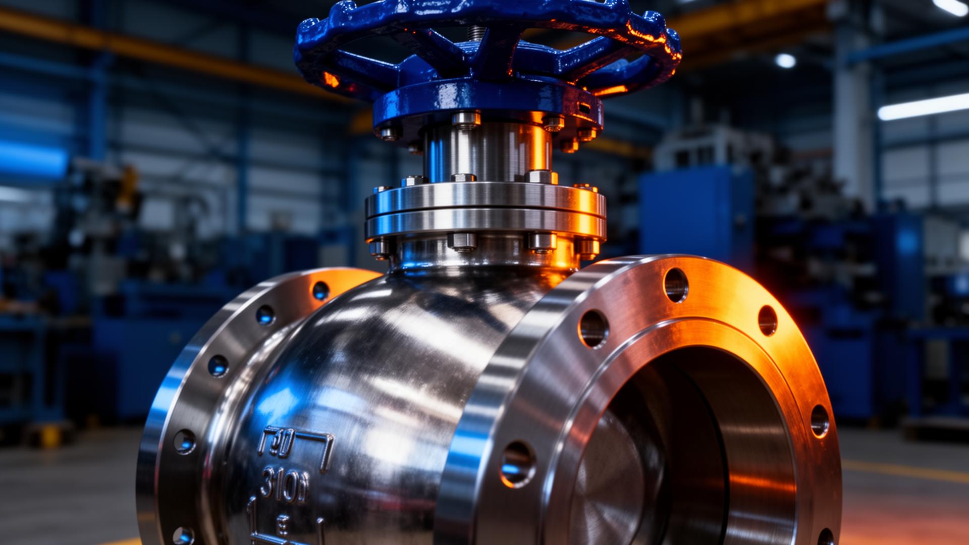 Precision-engineered industrial ball valve